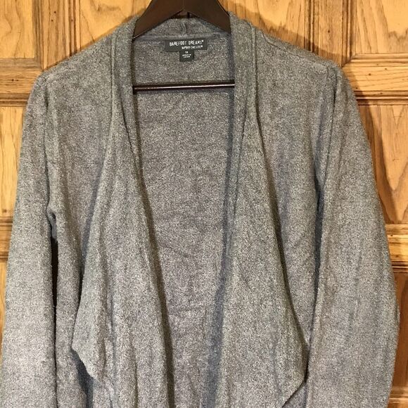 Barefoot Dreams Bamboo Chic Lite Calypso Wrap Womens 1X Open Cardigan Brown 436X - Picture 3 of 11